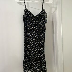 Free people black floral dress